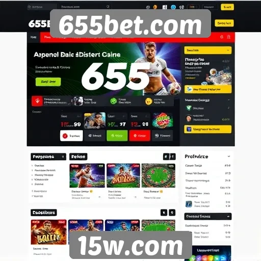 Análise da interface do usuário do 655bet.com